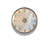 Minimalist Brass Natural Shell Living Room Wall Clock