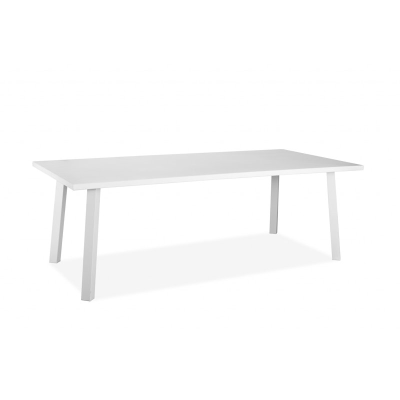 Table de salle à manger d'extérieur en aluminium Eeshal