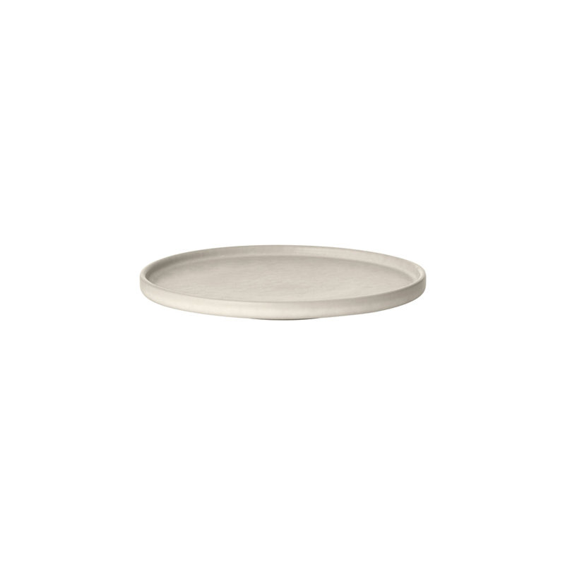 MAKOTO Japanese Style Stoneware Side Plate, Moonbeam (beige)