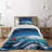 Sailboat Coastal Polyester Coverlet-41890804