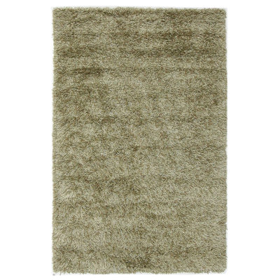 Rodrigo Handmade Shag Olive Area Rug