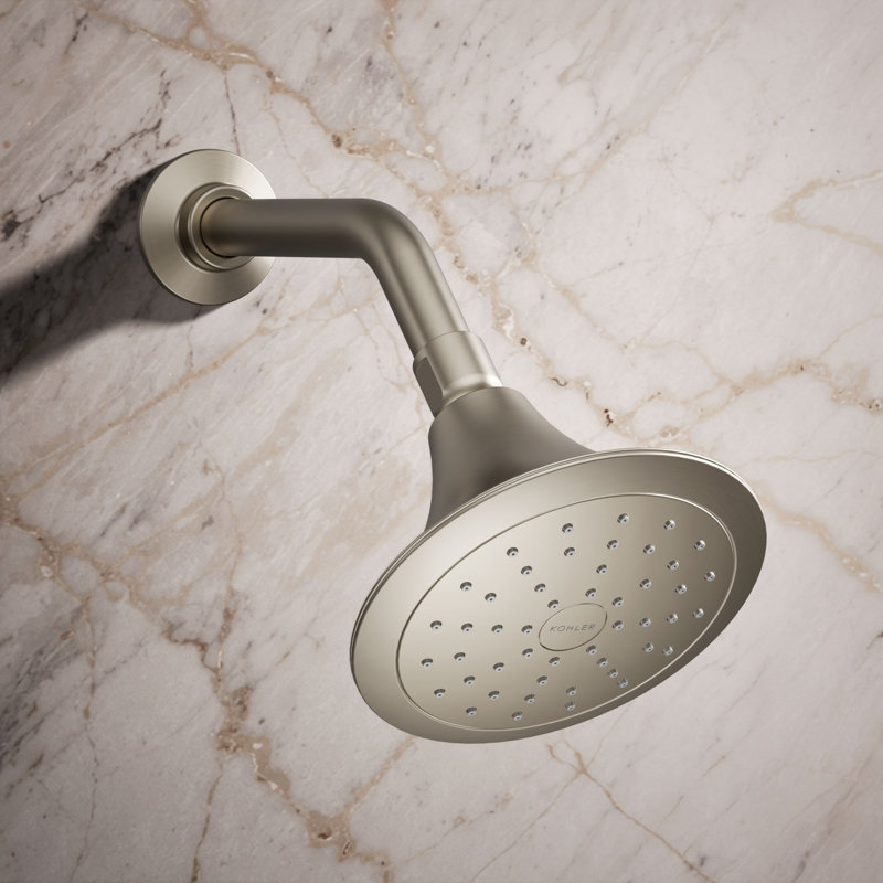 Forté 1.75 GPM Single-Function Showerhead with Katalyst(R) Air-Induction Technology, Vibrant Brushed Nickel