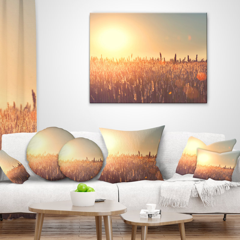 Coussin Sun, 16 po x 16 po, Coussin décoratif