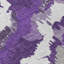 Tapis intérieur / extérieur en polyester tissé à la machine à motif abstrait mâle Mauve-95997920