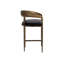 ZANATTA BARSTOOL - CHARCOAL BLACK LEATHER-1745634569-1745634575