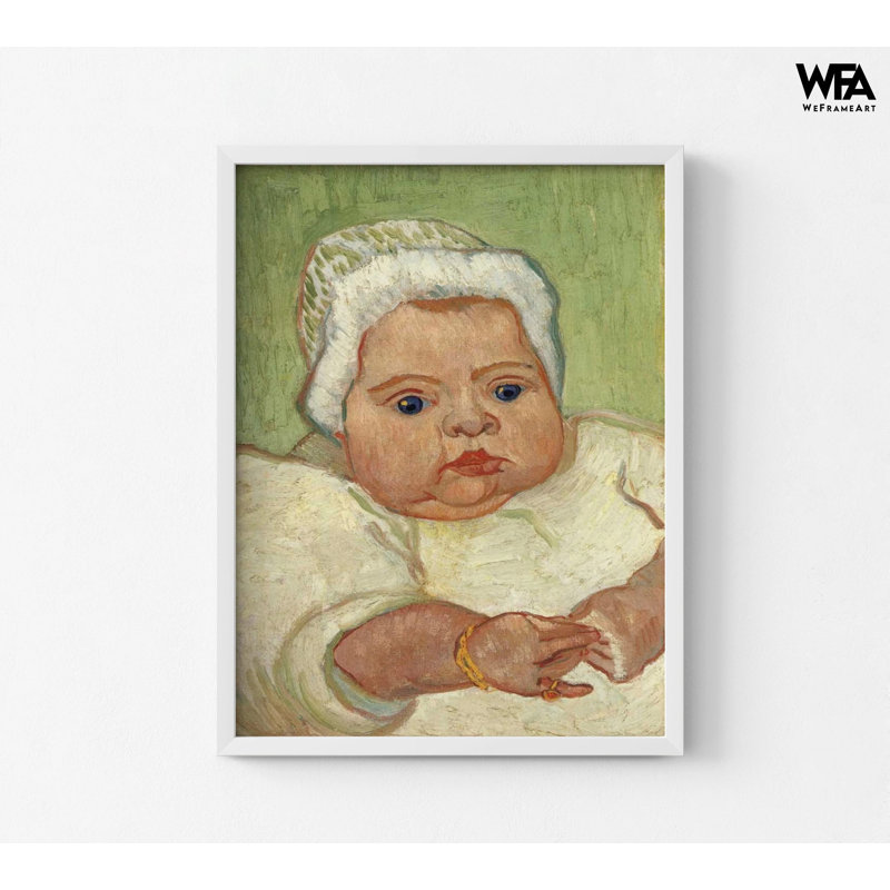 Marcelle Roulin par Vincent Van Gogh, impression de petit portrait de bébé, portrait de Van Gogh, adorable art de bébé, impression de bébé Van Gogh, art mural mignon