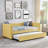 Twin Size Tufted Sofa Bed With Pop-Up Trundle, Boucle Fabric, Ideal For Comfort And Extra Sleeping Space-839256298-839256297