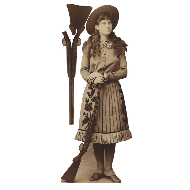 Annie Oakley 2 carton debout
