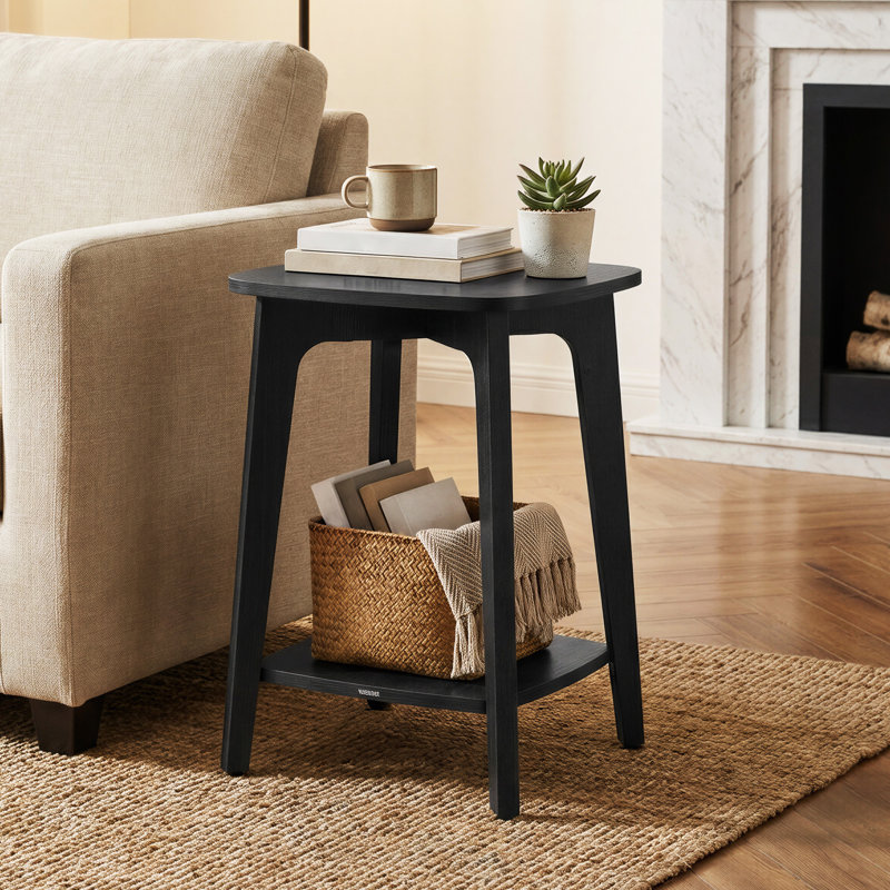Table de bout carrée, Gris anthracite