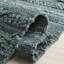 Tapis vert foncé / noir tissé à plat à la main Hartzler-2080959927