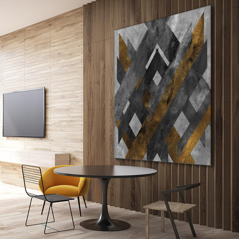 «Rough Diamond», reproduction d'art sur toile géante 72 po x 72 po, H 84 po x l 84 po x P 1,5 po
