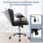Karragh Upholstered Swivel Task Chair with Removable Arms -249509136