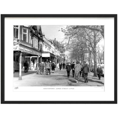 Southport, Lord Street C1960 by Francis Frith - Single Picture Frame Print