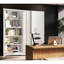 Armoire de rangement robuste en métal blanc crème de 71 po, avec 4 tablettes réglables et portes verrouillables sécurisées, pour les tablettes d'organisation de buanderie, rouille, espaces de bureau idéaux-835147340