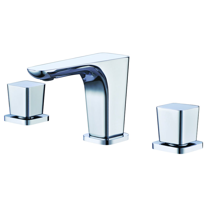 Widespread 2-handle Bathroom Faucet, Polished Chrome