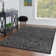 Kleinschmidt Hi Lo Trellis Performance Blue and Grey Rug