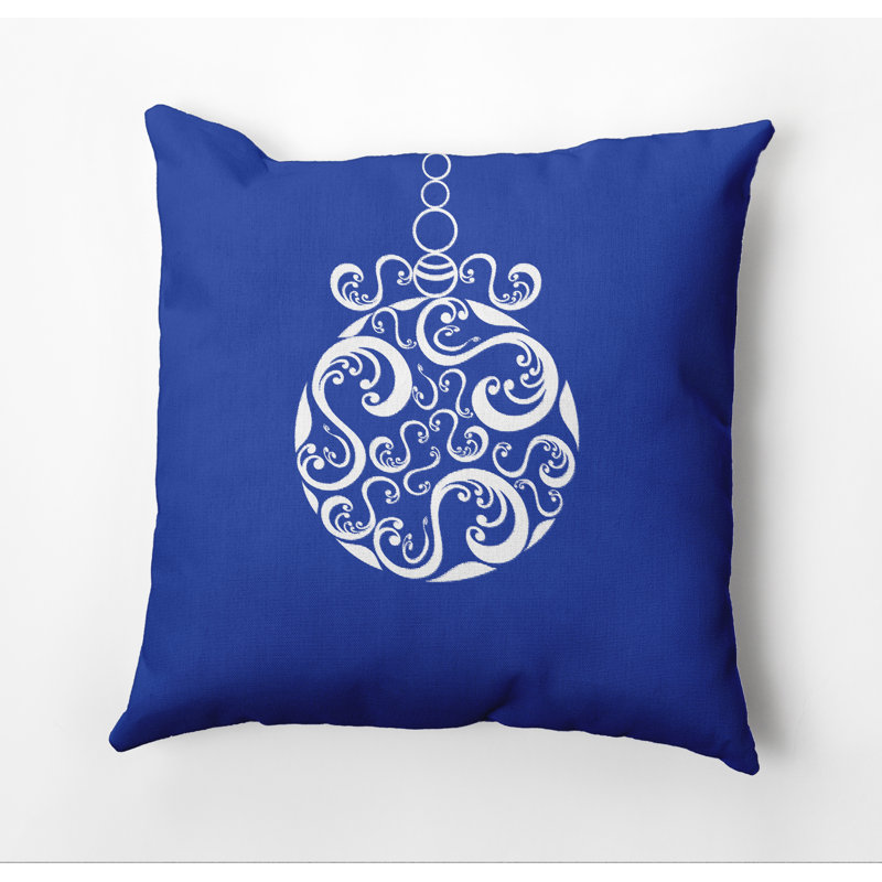  Housse et insert de coussin décoratif décoratif, H 20 po x l 20 po, Bleu royal