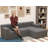 Boneless 87" Modular Sectional Sofa, L-Shape Cloud Sectional Couch, Cozy Boneless Couches For Living Room (Dark Grey, Left Facing Chaise)-1415993448-1415993454