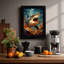Aggressive Shark Strike Fantasy - Print-136684058-136684059