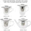 Infuseur à thé universel avec couvercle / plat à double usage - Convient aux tasses, tasses et théières - Choix du thé - Connaisseur du thé ou du café