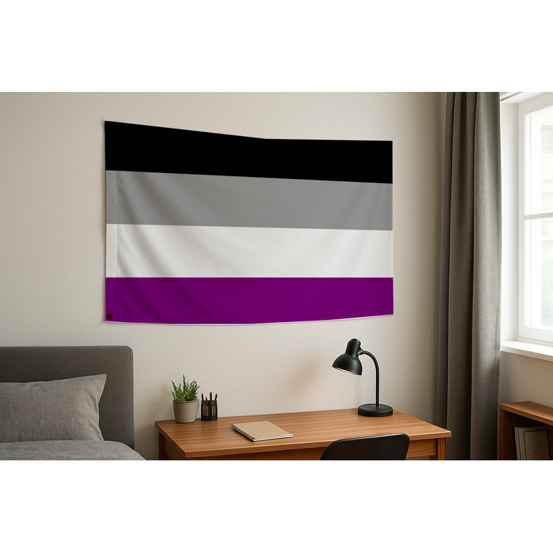 Drapeau de la fierté asexuelle — Drapeau