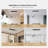 Lorisa 6 - Light Gold Linear Dimmable LED Kitchen Island Pendant