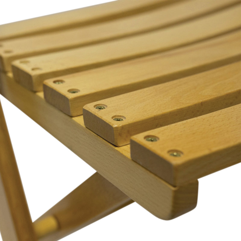 Hong Wood Folding Chair, Natural
