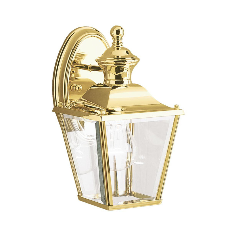 Waterville Polished Brass Outdoor Wall Lantern