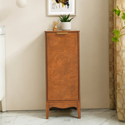 Bathroom Floor Cabinet &Linen Cabinet With Adjustable Shelves