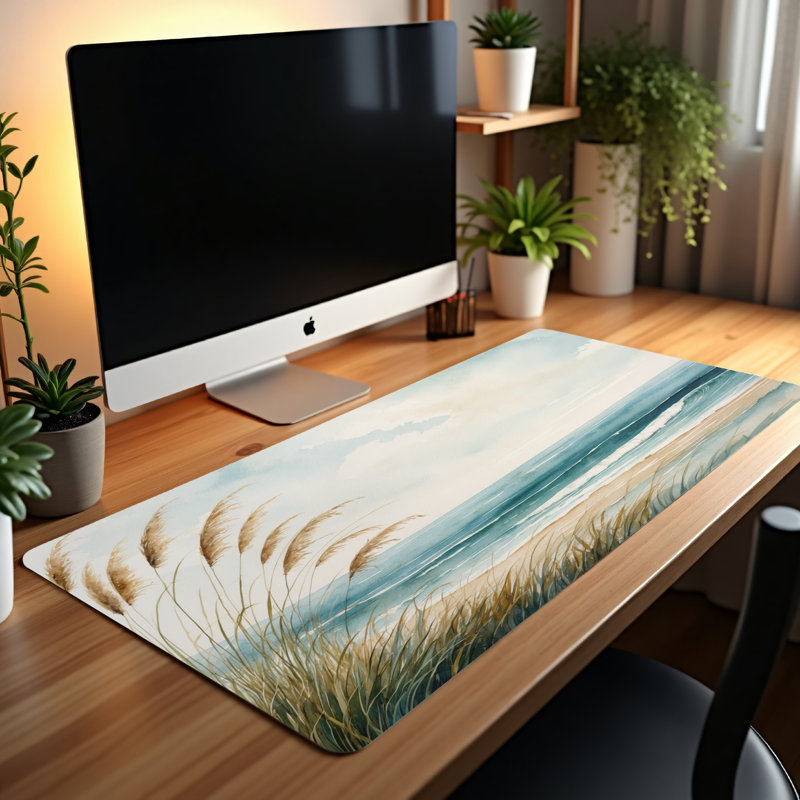 Polyester Desk Pad, 31.5x15.5