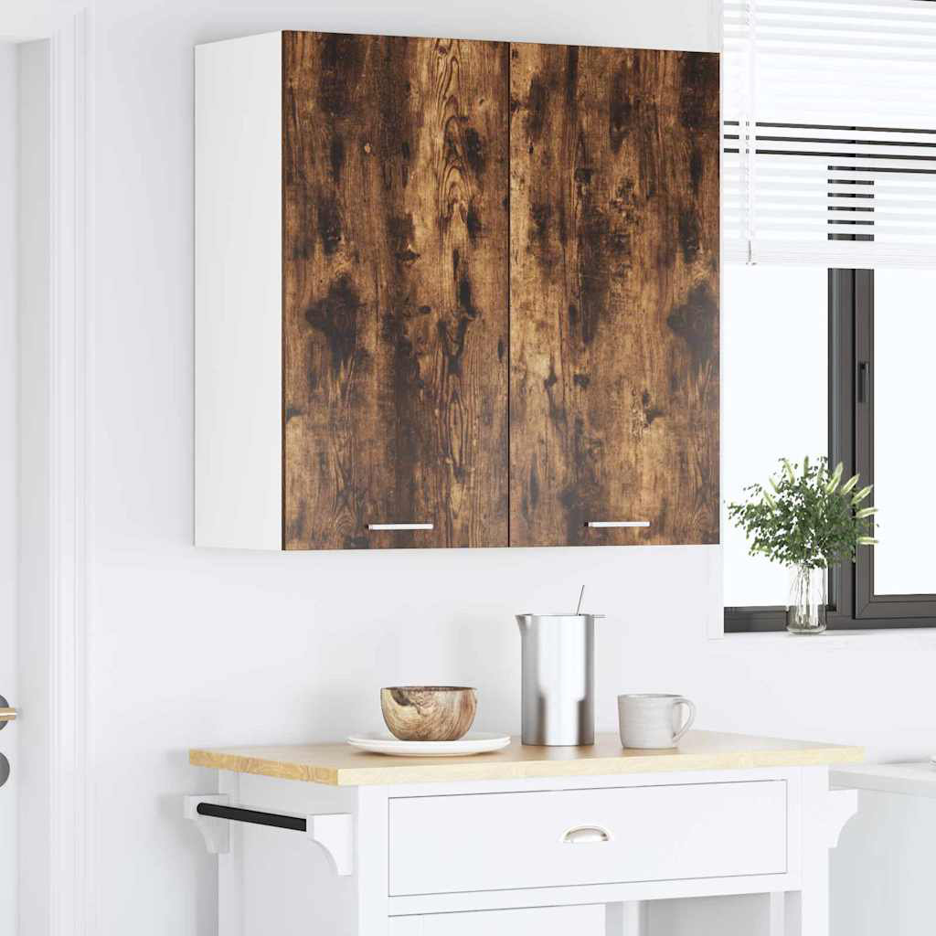 Vidaxl Hanging Cabinet With Storage Riga Artisan Oak 60 X 31 X 80 Cm