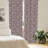 Birds Floral Semi-Sheer Rod Pocket Sliding Panel-2079010449