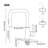 Kitchen Faucet With Pull-Out Sprinkler Head Single Handle Stainless Steel Kitchen Sink Faucet-114398723