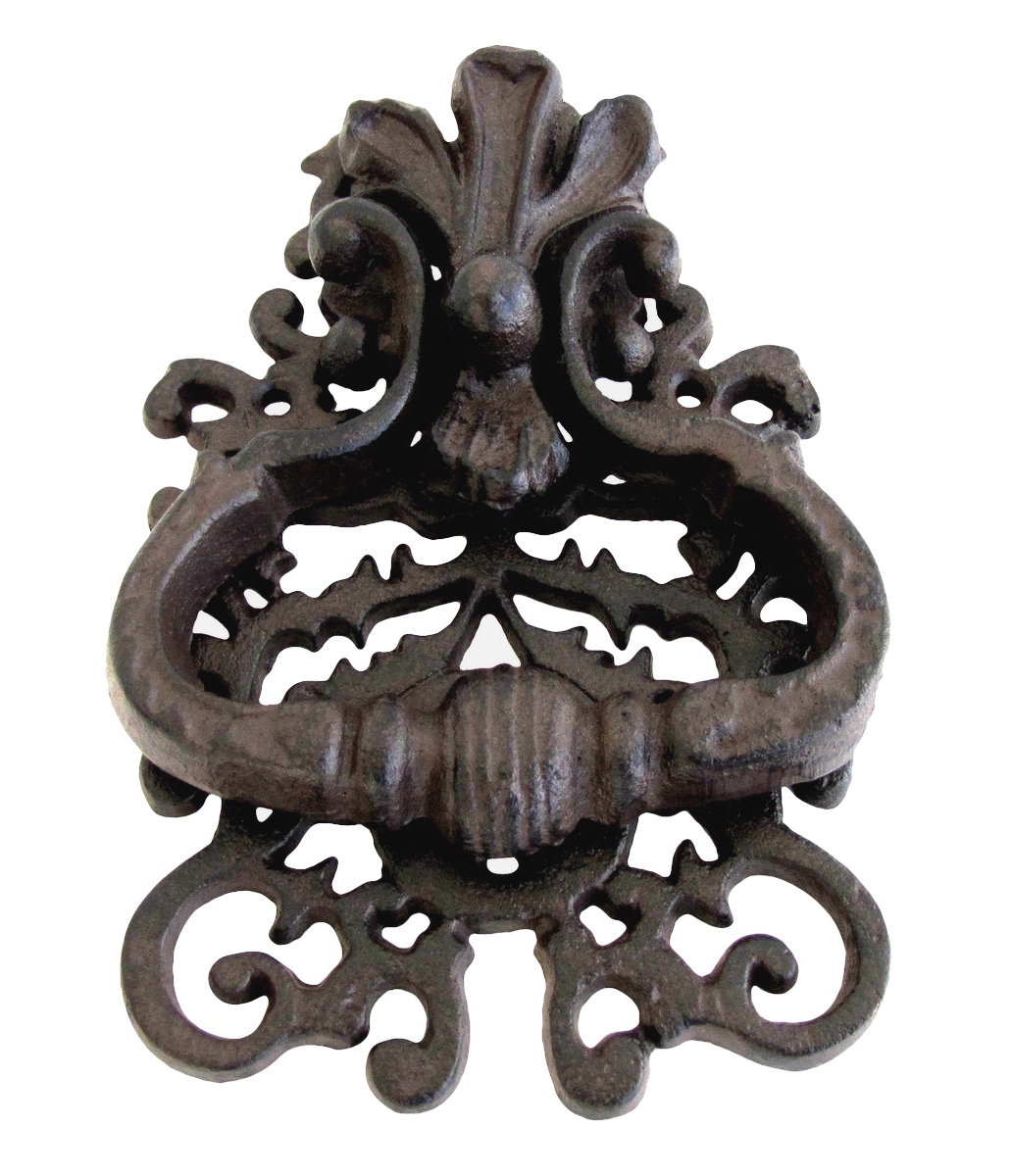 French Country Doorknocker Ornate Architectural Scroll Door Knocker French Country Doorknocker Ornate Architectural Scroll Door Knocker
