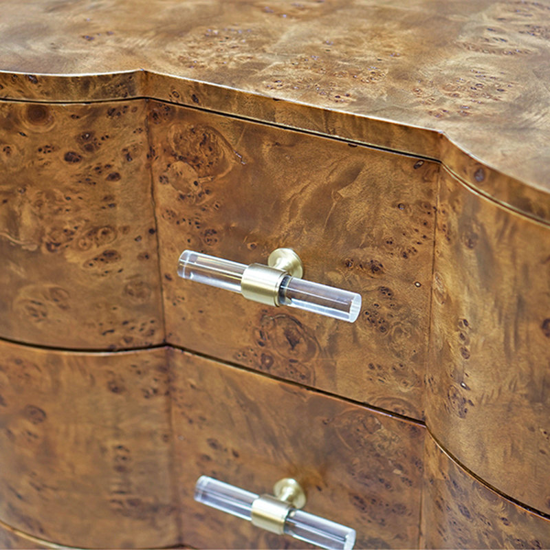 Calvin 28'' W Nightstand, Matte Burl