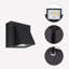 Blacine Black 7.8cm H Integrated LED Outdoor Flush Mount