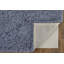 Tapis bleu uni rectangulaire en polyester touffeté à la main Brankica-1536836099