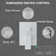 Shower Systems With 11.8"Rain Shower And High Pressure Handheld, 3 Body Jet Faucet, Rough In-Valve