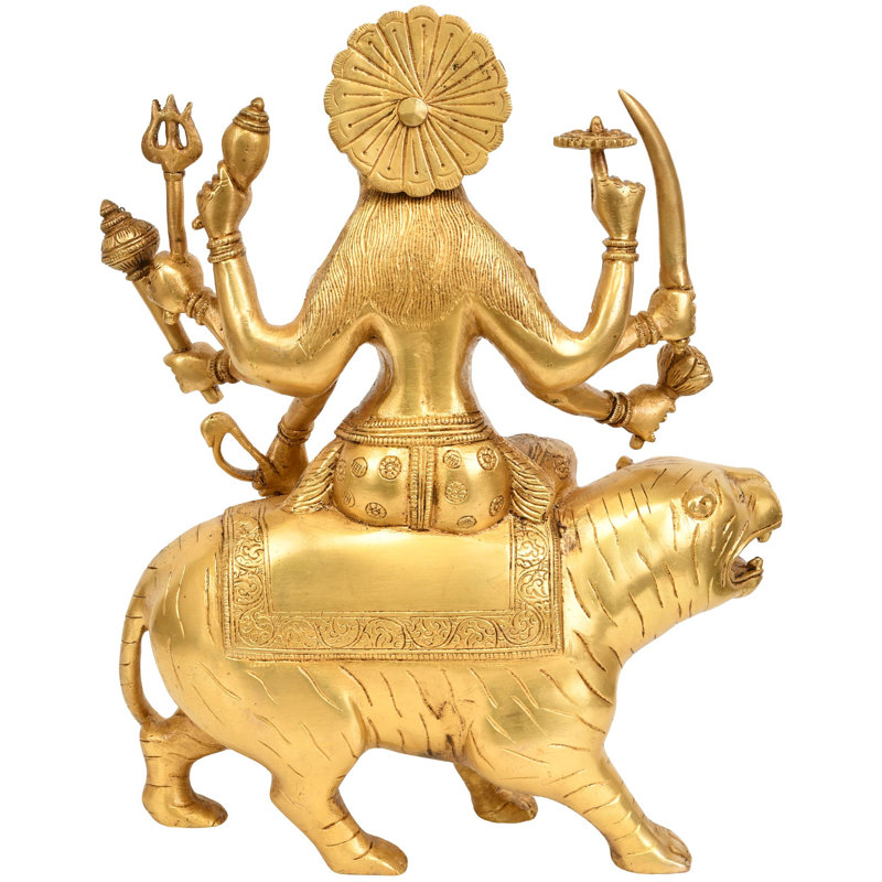 Huit statues de la déesse Durga, Doré