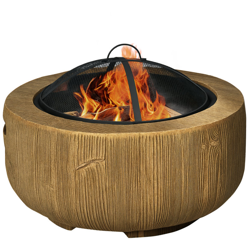 Acequia Round Steel Smokeless Utility Cart