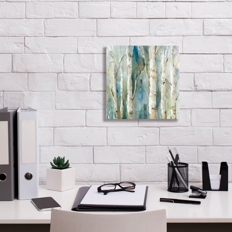 «River Birch» par Carol Robinson, H 12 po x l 12 po