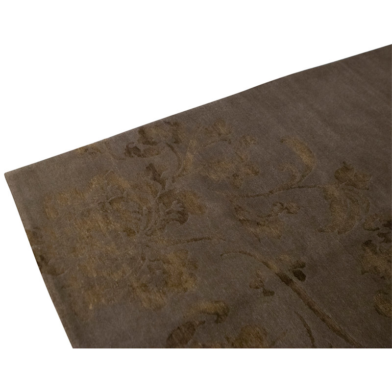 Hand Knotted Area Rug in Walnut