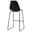 Alcantara Counter Stool with Metal Frame-66846872