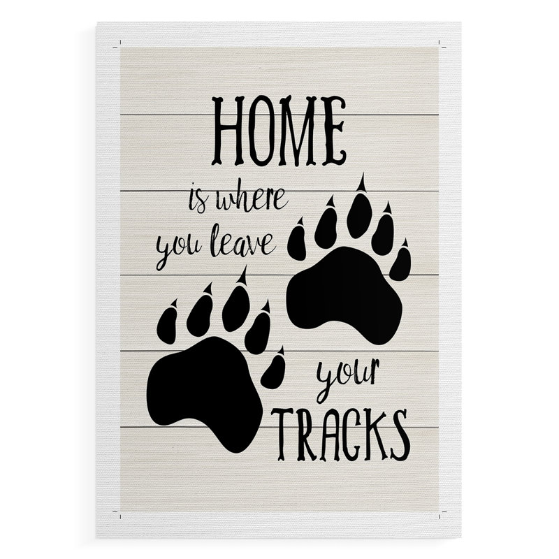 Home Tracks -Impression sur toile seulement - NON-CADRE, H 12 po x l 8 po