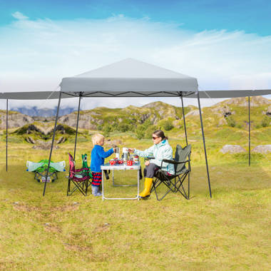 Gymax 20 Ft. W x 10 Ft. D Metal Pop-Up Canopy