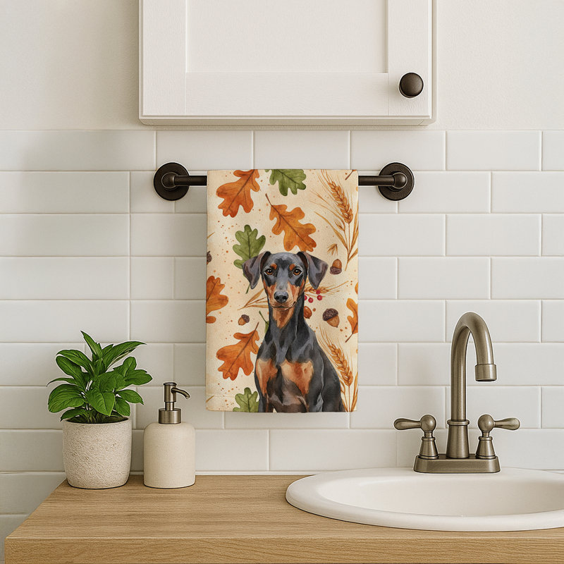 Serviette de cuisine allemande Pinscher Heirloom, Pinscher allemand