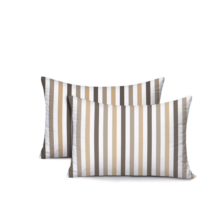 Ensemble de coussins réversibles pour l'intérieur et l'extérieur Barker, 25x18, Beige