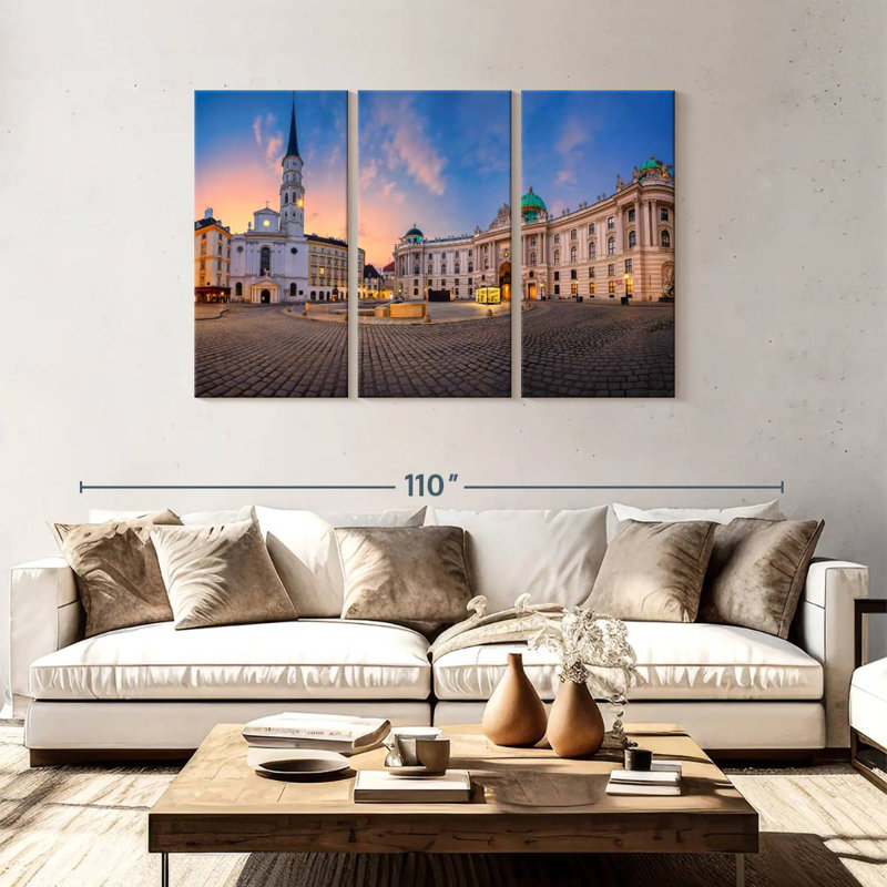 Rorry St. Michael Square In Vienna, 48" H x 74" W