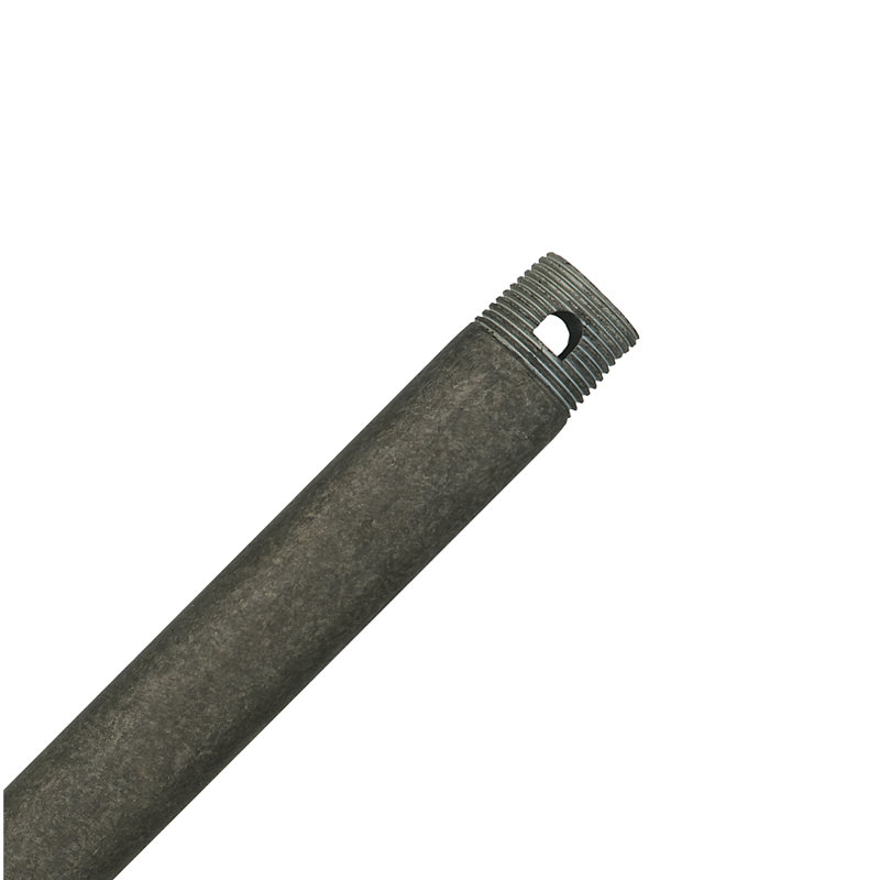 Ceiling Fan Downrod, Black, 18" H x 0.75" W x 0.75" D