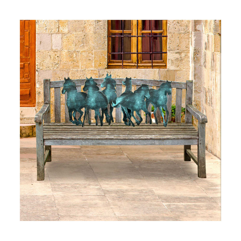Décoration rustique en bois Amren Horse Ride Causeat | G. DeBrekht | Décoration nature et faune - G99157